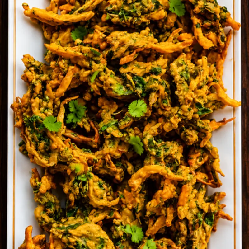 Spinach Onion Pakora at Turmeric Indian Restaurant